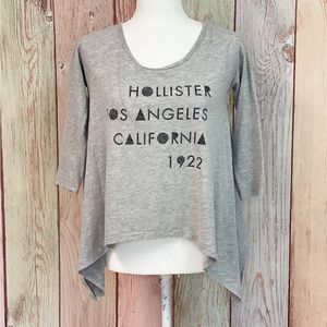 🌸3/$25 5/$35 SALE🌸 Women’s Hollister Grey Tunic Tee Shirt Size XS